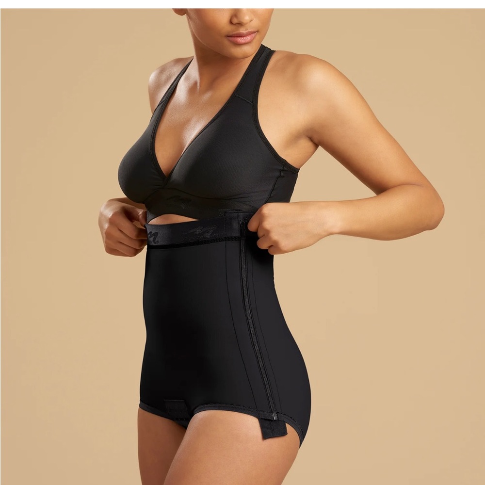 Compression recovery post op surgery  HIGH-WAIST GIRDLE bikini length